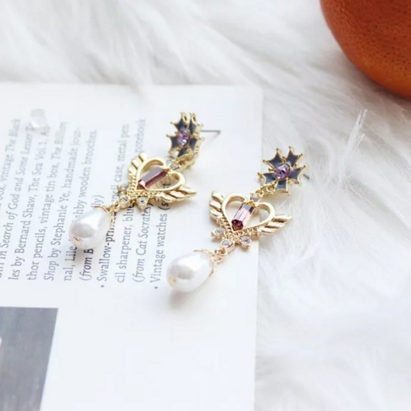 Jewelry - Heart Water Drop Earrings  2/20$